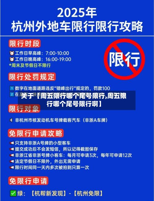 关于【周五限行哪个尾号限行,周五限行哪个尾号限行啊】-第2张图片