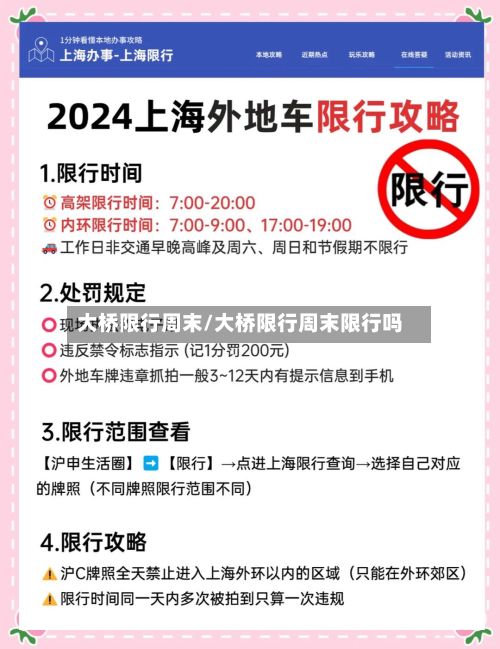 大桥限行周末/大桥限行周末限行吗-第3张图片