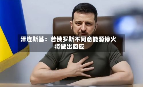 泽连斯基：若俄罗斯不同意能源停火 将做出回应