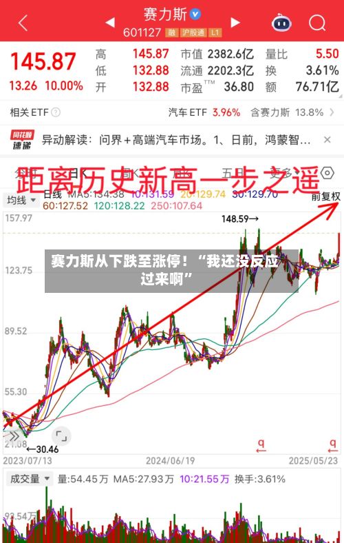 赛力斯从下跌至涨停！“我还没反应过来啊	”-第3张图片