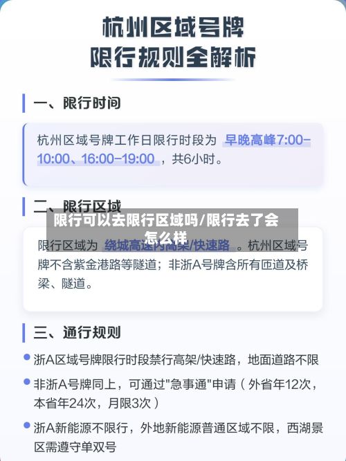 限行可以去限行区域吗/限行去了会怎么样-第2张图片