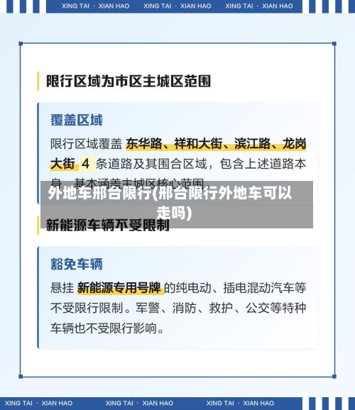 外地车邢台限行(邢台限行外地车可以走吗)
