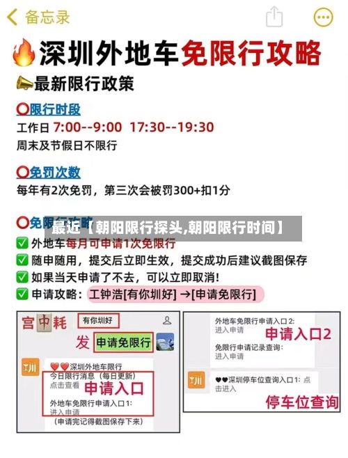 最近【朝阳限行探头,朝阳限行时间】-第2张图片