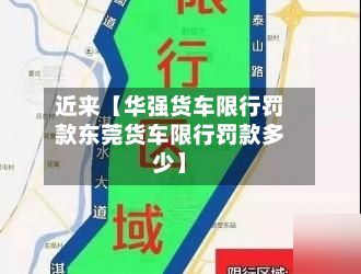 近来【华强货车限行罚款东莞货车限行罚款多少】-第2张图片