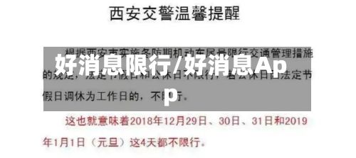 好消息限行/好消息App-第2张图片