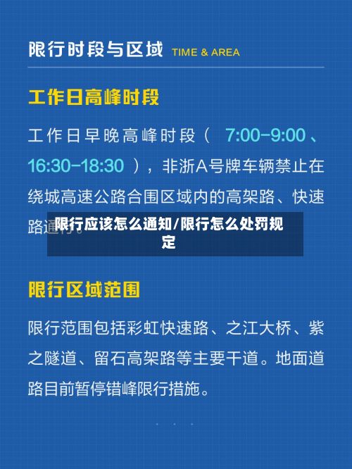 限行应该怎么通知/限行怎么处罚规定