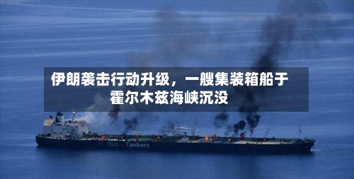 伊朗袭击行动升级，一艘集装箱船于霍尔木兹海峡沉没