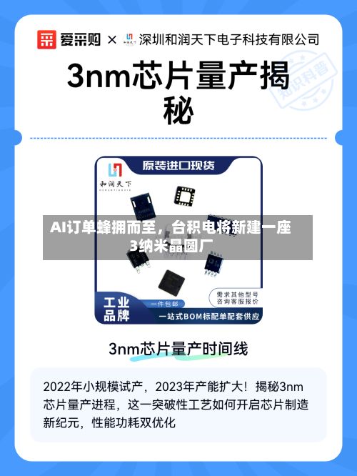 AI订单蜂拥而至，台积电将新建一座3纳米晶圆厂-第3张图片
