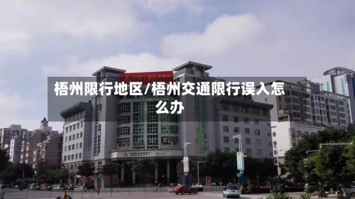 梧州限行地区/梧州交通限行误入怎么办