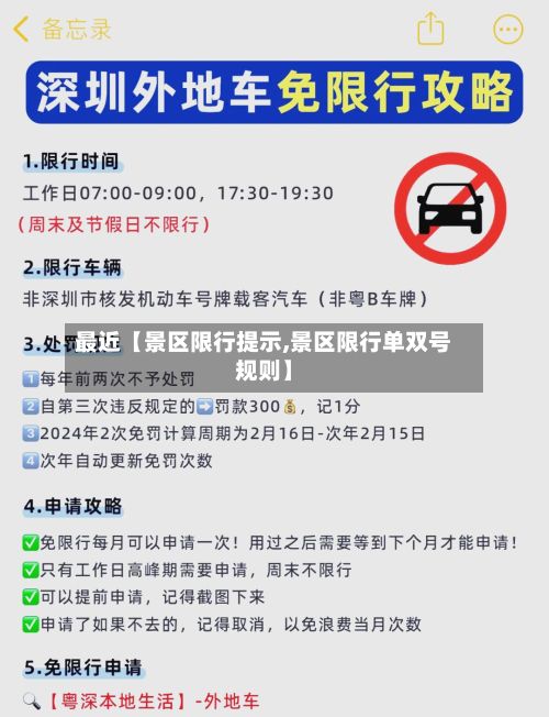 最近【景区限行提示,景区限行单双号规则】