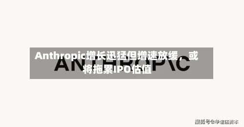 Anthropic增长迅猛但增速放缓，或将拖累IPO估值