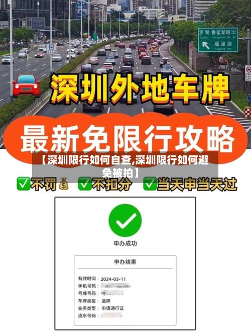 【深圳限行如何自查,深圳限行如何避免被拍】