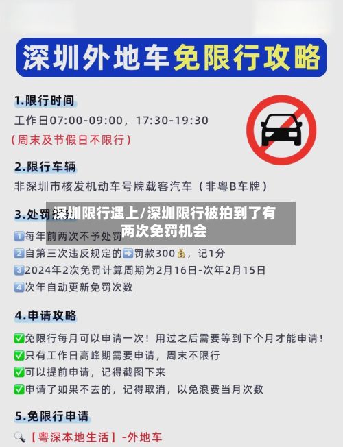 深圳限行遇上/深圳限行被拍到了有两次免罚机会-第3张图片