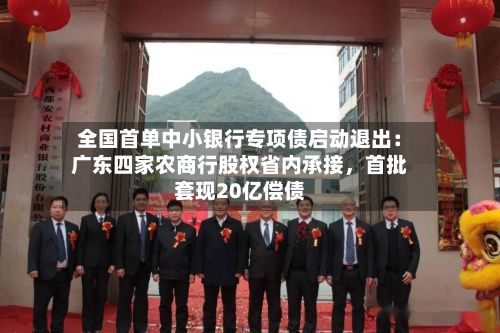 全国首单中小银行专项债启动退出：广东四家农商行股权省内承接，首批套现20亿偿债-第3张图片