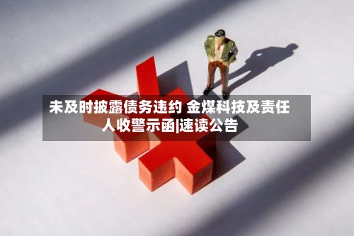 未及时披露债务违约 金煤科技及责任人收警示函|速读公告-第3张图片