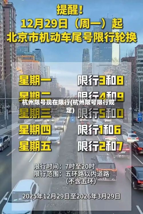 杭州限号现在限行(杭州限号限行规定)-第2张图片