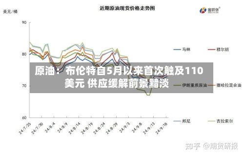 原油:布伦特自5月以来首次触及110美元 供应缓解前景黯淡-第1张图片