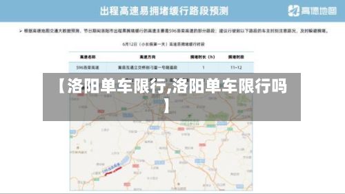 【洛阳单车限行,洛阳单车限行吗】-第3张图片