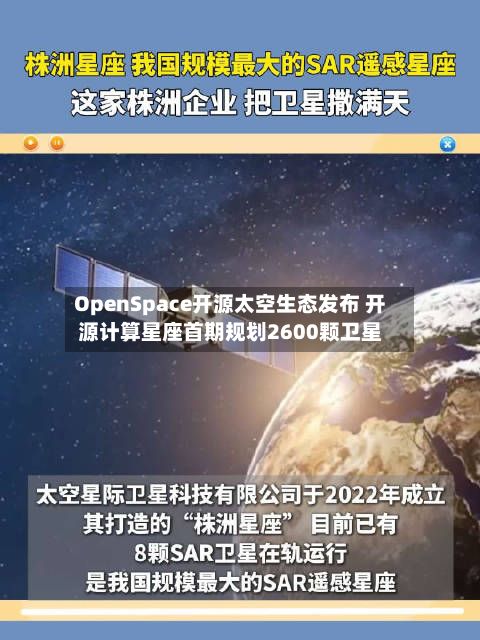 OpenSpace开源太空生态发布 开源计算星座首期规划2600颗卫星-第2张图片