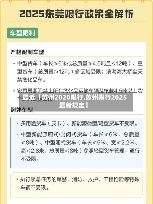 最近【苏州2020限行,苏州限行2025最新规定】