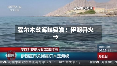 霍尔木兹海峡突发!伊朗开火→-第3张图片
