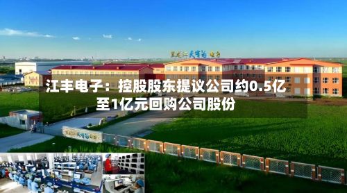江丰电子：控股股东提议公司约0.5亿至1亿元回购公司股份-第2张图片