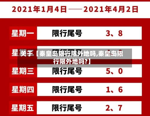 关于【秦皇岛限行限外地吗,秦皇岛限行限外地吗?】