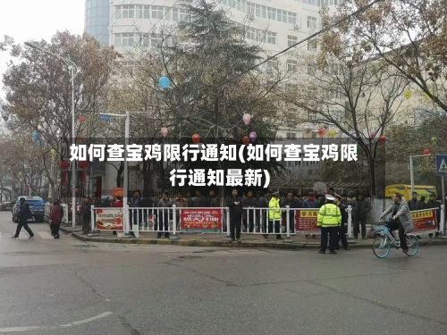 如何查宝鸡限行通知(如何查宝鸡限行通知最新)-第2张图片