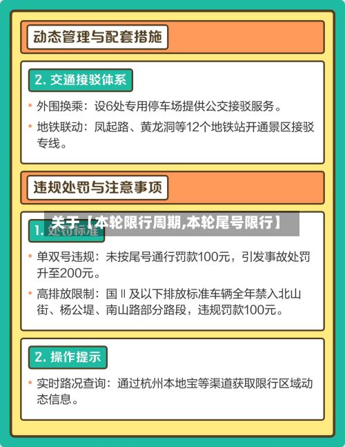 关于【本轮限行周期,本轮尾号限行】-第3张图片