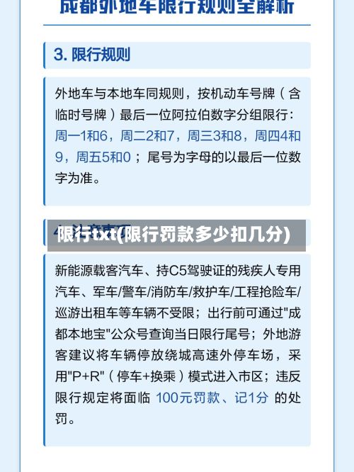 限行txt(限行罚款多少扣几分)-第3张图片