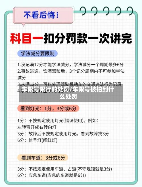 车限号限行的处罚/车限号被拍到什么处罚-第2张图片
