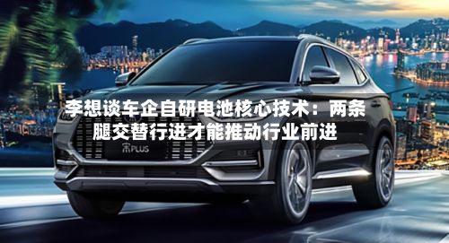 李想谈车企自研电池核心技术:两条腿交替行进才能推动行业前进-第2张图片