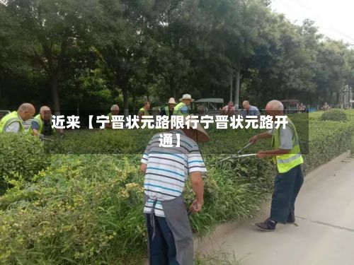 近来【宁晋状元路限行宁晋状元路开通】