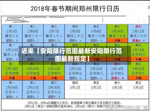 近来【安阳限行范围最新安阳限行范围最新规定】-第3张图片