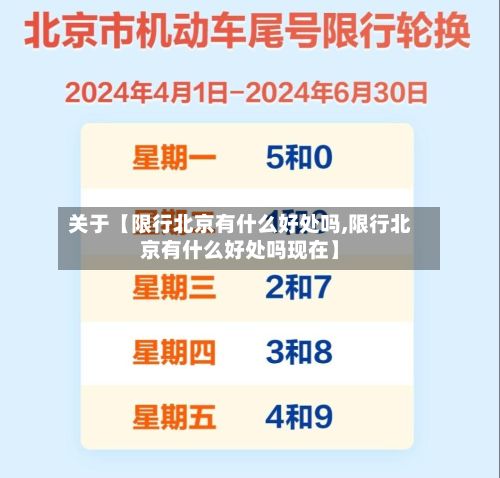 关于【限行北京有什么好处吗,限行北京有什么好处吗现在】