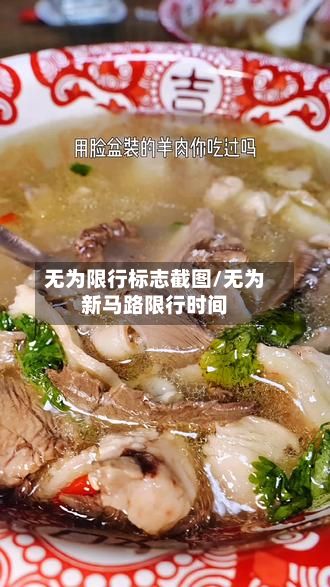 无为限行标志截图/无为新马路限行时间-第3张图片