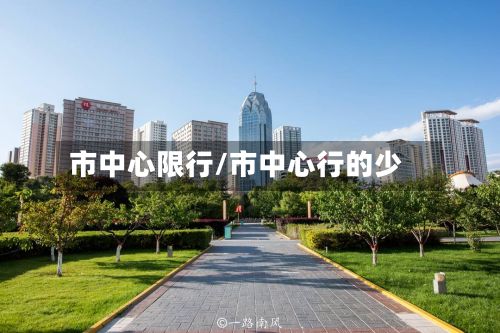 市中心限行/市中心行的少-第2张图片