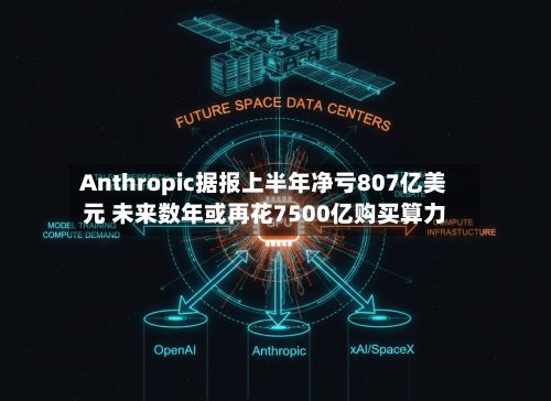 Anthropic据报上半年净亏807亿美元 未来数年或再花7500亿购买算力-第2张图片