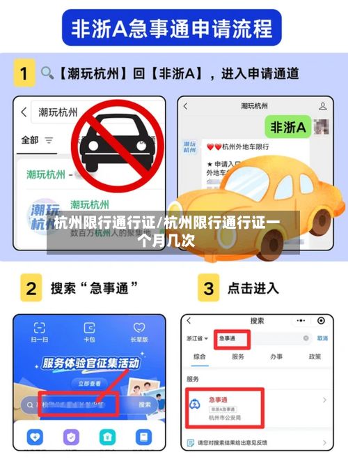 杭州限行通行证/杭州限行通行证一个月几次