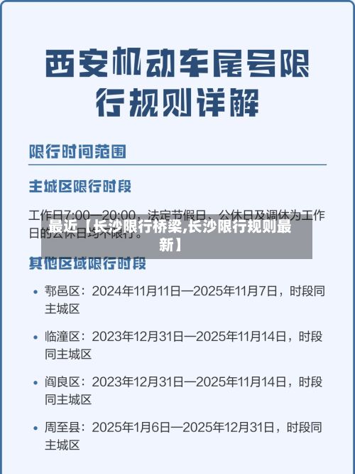 最近【长沙限行桥梁,长沙限行规则最新】-第3张图片