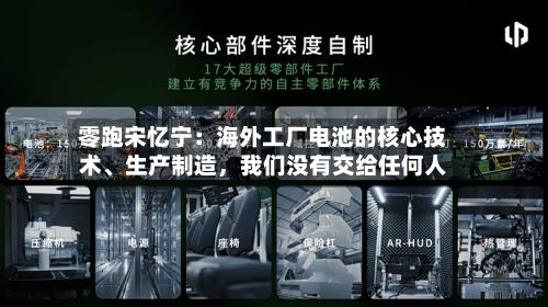 零跑宋忆宁：海外工厂电池的核心技术、生产制造，我们没有交给任何人-第2张图片