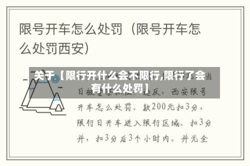 关于【限行开什么会不限行,限行了会有什么处罚】