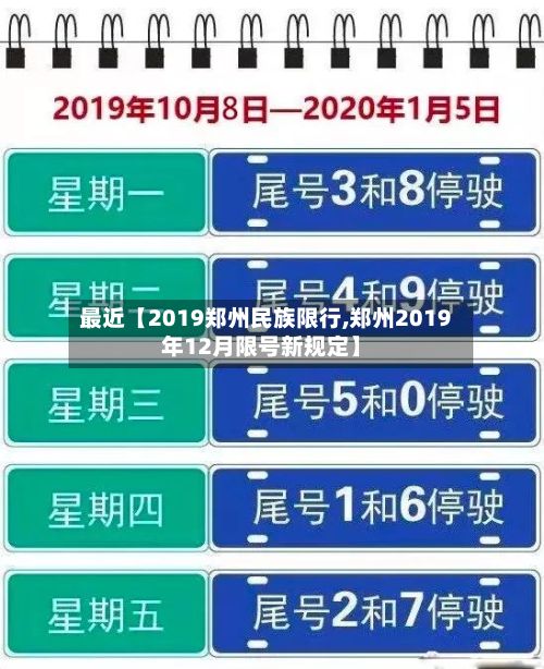 最近【2019郑州民族限行,郑州2019年12月限号新规定】-第2张图片