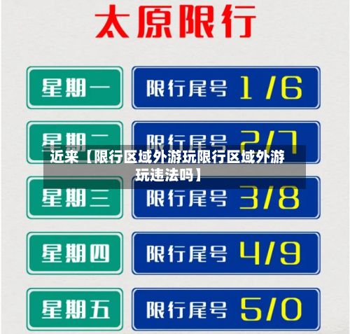 近来【限行区域外游玩限行区域外游玩违法吗】-第3张图片