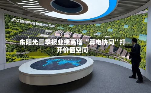 东阳光三季报业绩高增 “算电协同”打开价值空间