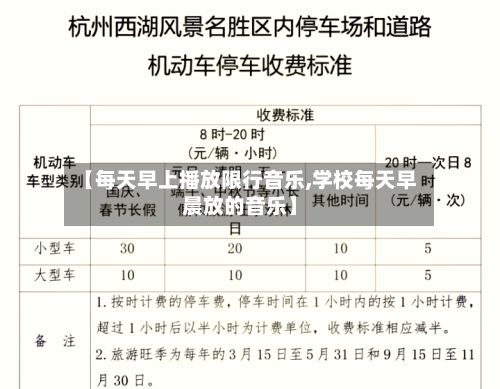 【每天早上播放限行音乐,学校每天早晨放的音乐】-第2张图片