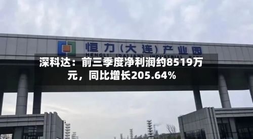 深科达：前三季度净利润约8519万元，同比增长205.64%-第3张图片