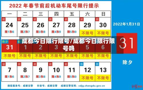 成都今日限行限号/成都今日限行限号吗-第3张图片