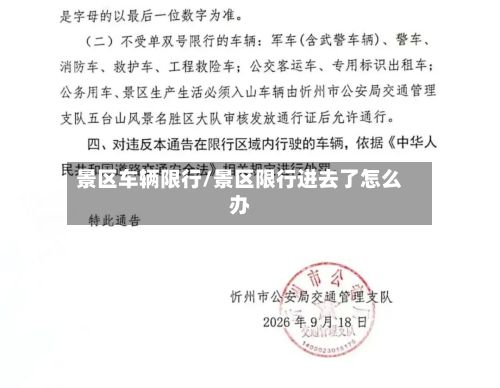 景区车辆限行/景区限行进去了怎么办