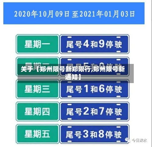 关于【郑州限号新郑限行,郑州限号新通知】